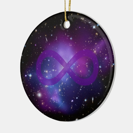 Paars Afbeelding Keramisch Ornament (Links)