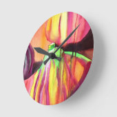 Paars Afbeeldingen oorspronkelijke kunstdruppelsch Ronde Klok (Hoek)