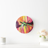 Paars Afbeeldingen oorspronkelijke kunstdruppelsch Ronde Klok (Huis)