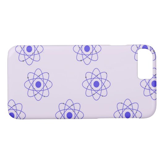 Paars afdrukpatroon Case-Mate iPhone case (Achterkant (Horizontaal))