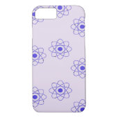 Paars afdrukpatroon Case-Mate iPhone case (Achterkant)