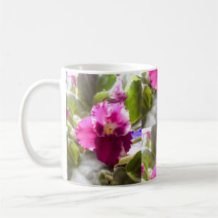 Paars Afrikaans Violet Koffiemok