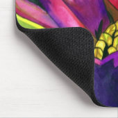 Paars-Afrikaanse Daisy-bloem Muismat (Hoek)