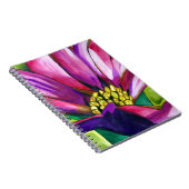 Paars-Afrikaanse Daisy waterverf Notitieboek (Rechterzijde)