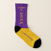 Paars Afstuderen Sokken (Links binnenkant)