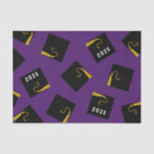 Paars Afstuderen Tissuepapier (Voorkant)