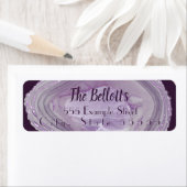 Paars Agate Etiket (Insitu)