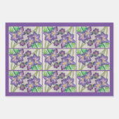 Paars aluminium inpakpapier vel (Voorkant 3)