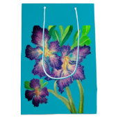 Paars aluminium medium cadeauzakje (Achterkant)