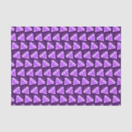 Paars amethyst gemstone grafisch kunststofpapier tissuepapier