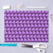 Paars amethyst gemstone grafisch kunststofpapier tissuepapier (Craft)