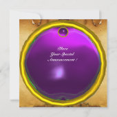 Paars amethyst perkament kaart (Achterkant)