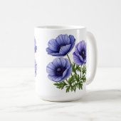 Paars Anemoon Boeket Koffiemok (Voorkant rechts)