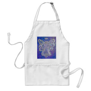 Paars Angel Apron Standaard Schort