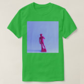 Paars antiek standbeeld t-shirt (Design voorkant)