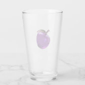 Paars appelglas glas (Achterkant)