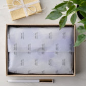 Paars Aquarelwas Aangepaste Tekst Tissuepapier (Geschenk)
