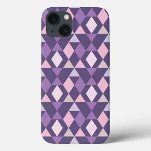 Paars Arabisch geometrisch patroon Case-Mate iPhone Case (Achterkant)