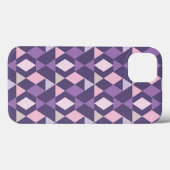 Paars Arabisch geometrisch patroon Case-Mate iPhone Case (Achterkant (horizontaal))