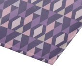 Paars Arabisch geometrisch patroon Snijplank (Hoek)