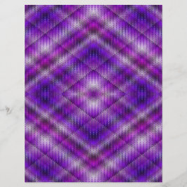 Paars Argyle scrapboekpapier 2-zijdige pagina