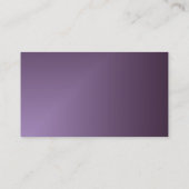 Paars Art Deco  Visitekaartje (Achterkant)