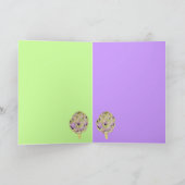Paars Artichoke Card Kaart (Binnen)