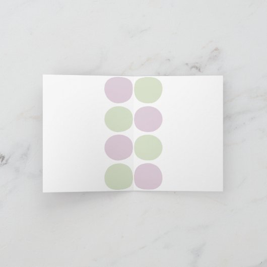 Paars Artichokes Note Card Kaart (Binnen)