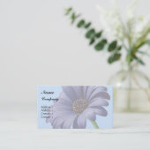 Paars Asterventiel Visitekaartje (Staand voorkant)