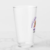 Paars atletiekteam aangepast hardlopen op de midde glas (Rechts)