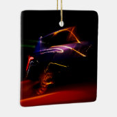 paars auto danskeramisch ornament (Rechts)
