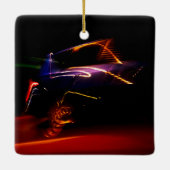 paars auto danskeramisch ornament (Achterkant)