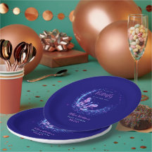 Paars Baby shower van muggenvlinder