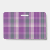 Paars badge voor gastdocent k-12 school (Achterkant)