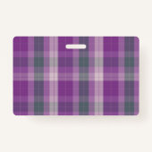 Paars badge voor gastdocent k-12 school (Achterkant)