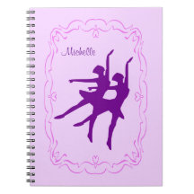 Paars Ballerina Dance