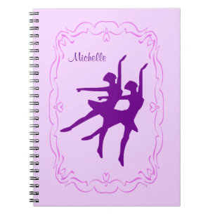 Paars Ballerina Dance Notitieboek