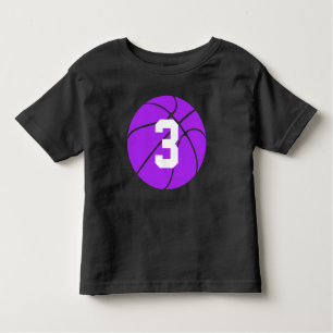 Paars Basketball Kind Aangepast Jersey Nummer Todd Kinder Shirts