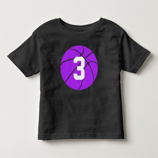 Paars Basketball Kind Aangepast Jersey Nummer Todd Kinder Shirts (Voorkant)