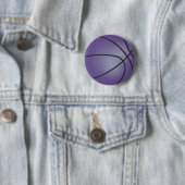 Paars Basketball Ronde Button 5,7 Cm (In situ)