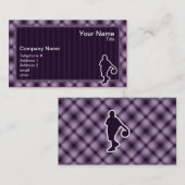 Paars Basketball Visitekaartje (Voorkant / Achterkant)