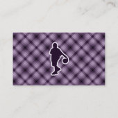 Paars Basketball Visitekaartje (Achterkant)