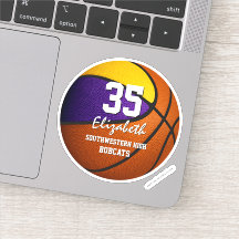 Paars basketbalteam, jongens