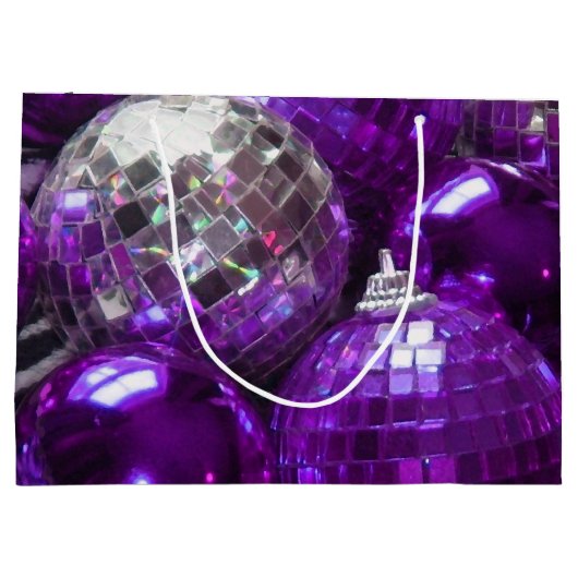 Paars Baubles cadeautas (Achterkant)