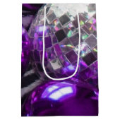 Paars Baubles cadeauzak medium Cadeauzakje (Achterkant)