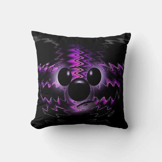Paars Beer Pillow Kussen (Voorkant)