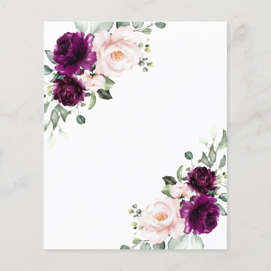 Paars begroting en uitnodiging tot weddenschap (Achterkant)