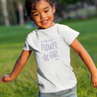 Paars ben ik de Cutest Bloemenmeisje ooit