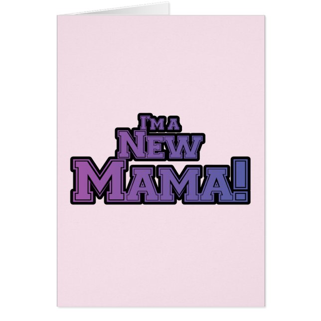Paars ben ik een New Mama Tshirts en Gifts (Voorkant)