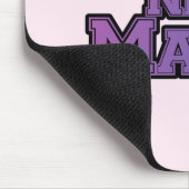 Paars ben ik een New Mama Tshirts en Gifts Muismat (Hoek)